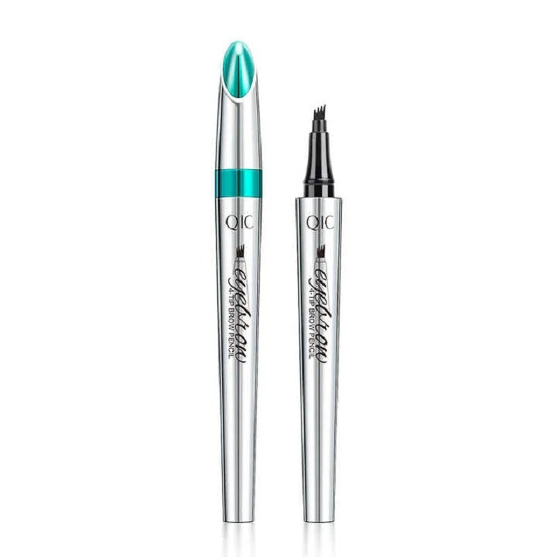 Four-Claw Sketch Eyebrow Pencil Black Brown Gray Liquid Eye Brow Pencil Waterproof Long Lasting 3D Microblading Eyebrow Pen